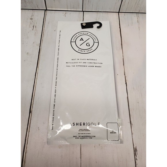 ASHER NBA CABRETTA GOLF GLOVE, HOUSTON ROCKETS LOGO (Sz XL For Left Hand) - Picture 3 of 3